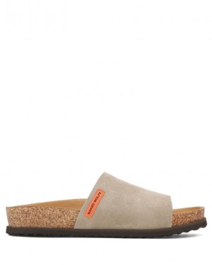 Chanclas Naked Wolfe Moody Suede Hombre Grises Marrom | MEXICO 605149SHG