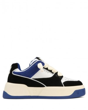 Tenis Naked Wolfe Kash Nubuck Leather Hombre Azules | MEXICO 349257SEY