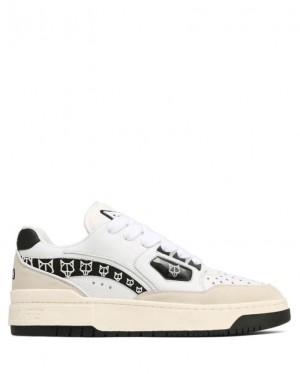 Tenis Naked Wolfe NW-00 Hombre Blancos Negros | MEXICO 185072PUH