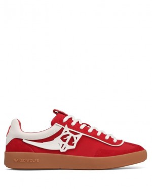 Tenis Naked Wolfe Palm Nylon Hombre Rojos | MEXICO 657248QOR