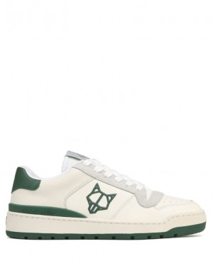 Tenis Naked Wolfe Ravenn Forrest Mujer Blancos Verdes | MEXICO 870961PKT