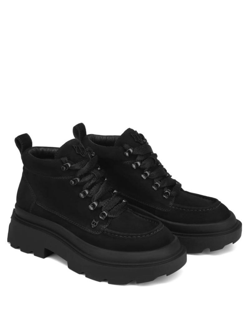 Botas Naked Wolfe Drown Nubuck Hombre Negros | MEXICO 263798TMH