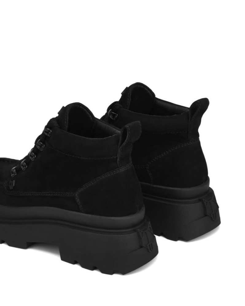 Botas Naked Wolfe Drown Nubuck Hombre Negros | MEXICO 263798TMH