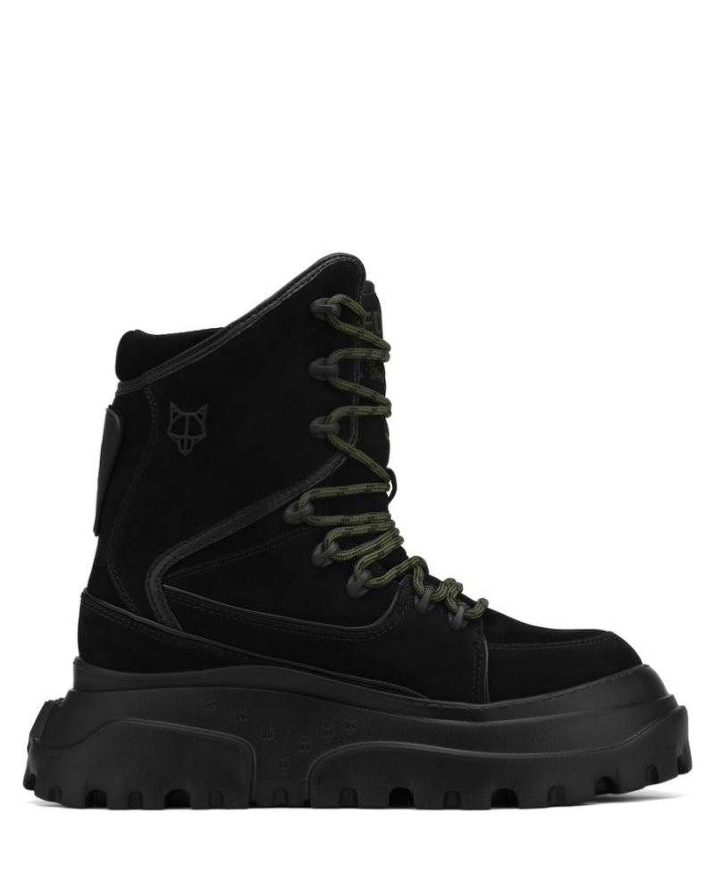 Botas Naked Wolfe Kit Nubuck Hombre Negros | MEXICO 735809ICA