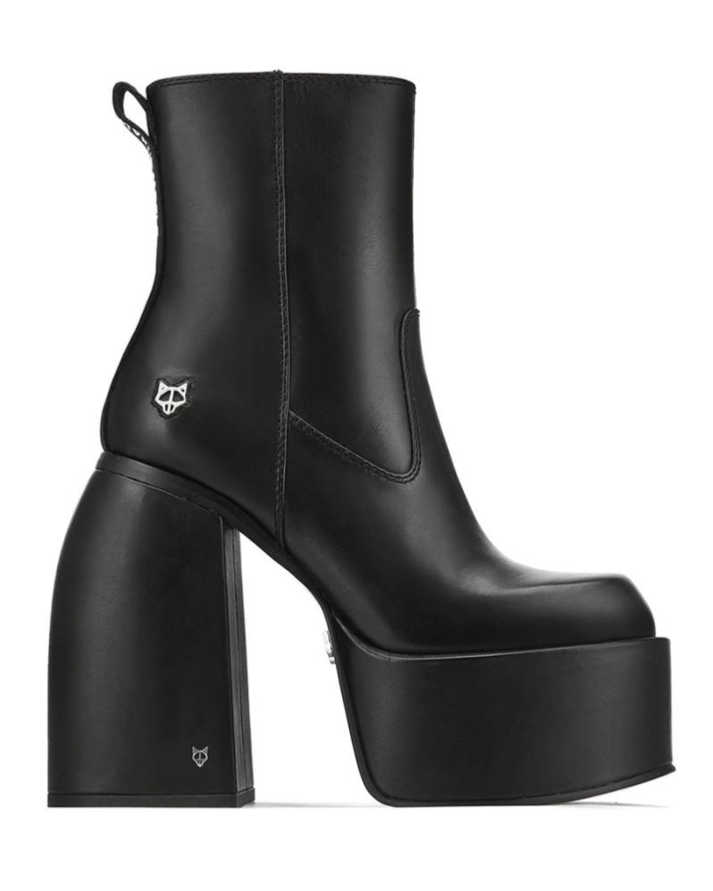 Botas Plataforma Naked Wolfe Jailbreaker Leather Mujer Negros | MEXICO 412376GXH