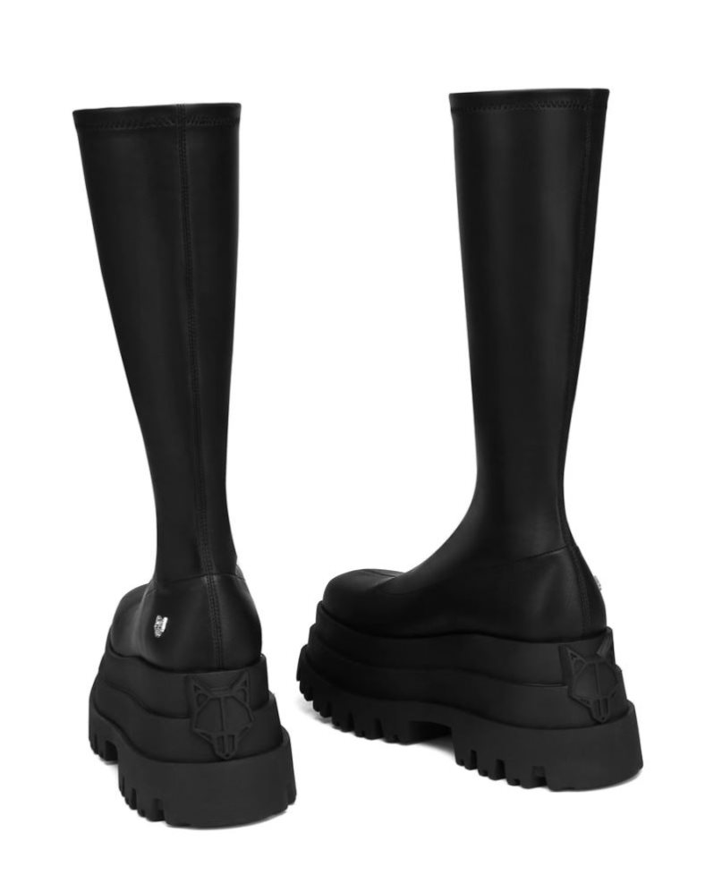 Botas Plataforma Naked Wolfe Sin Stretch Mujer Negros | MEXICO 647312MXK