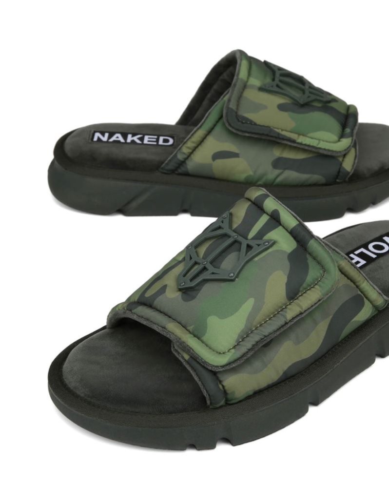 Chanclas Naked Wolfe Alaska Hombre Camuflados | MEXICO 356421SKC