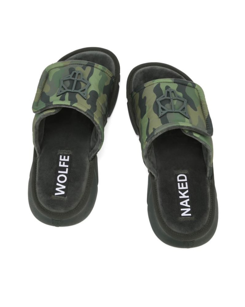 Chanclas Naked Wolfe Alaska Hombre Camuflados | MEXICO 356421SKC