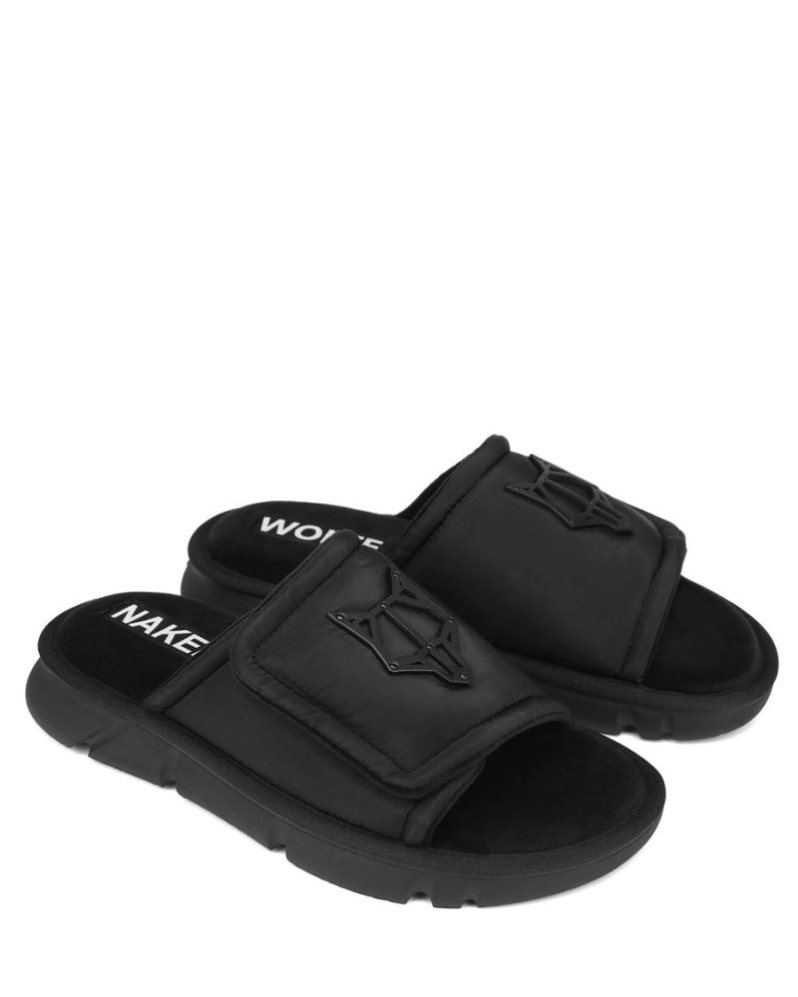 Chanclas Naked Wolfe Alaska Hombre Negros | MEXICO 819047YZJ