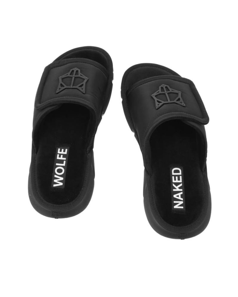 Chanclas Naked Wolfe Alaska Hombre Negros | MEXICO 819047YZJ