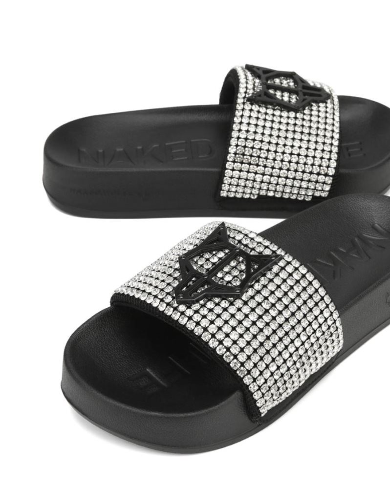 Chanclas Naked Wolfe Coast Diamonds Mujer Negros | MEXICO 398517XIN