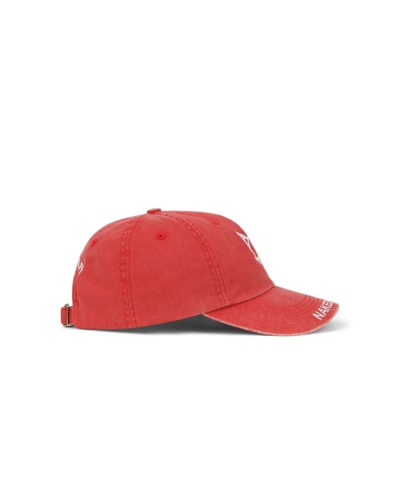 Gorras Naked Wolfe Baseball Washed Hombre Rojos | MEXICO 516279VQZ