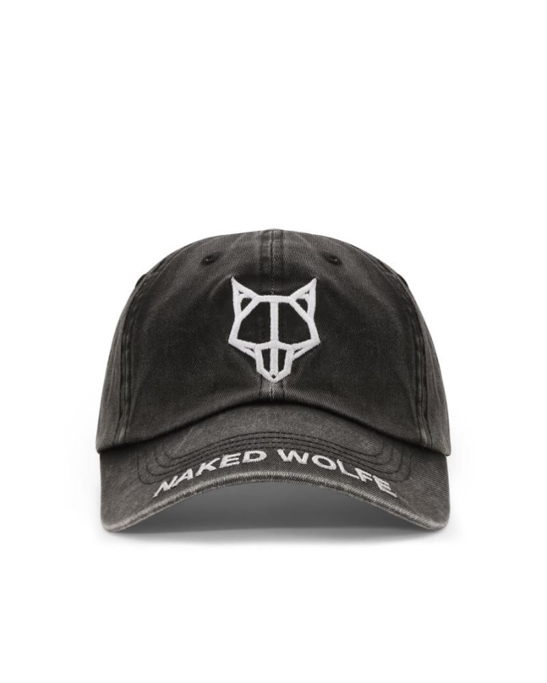 Gorras Naked Wolfe Baseball Washed Mujer Negros | MEXICO 012369OSU