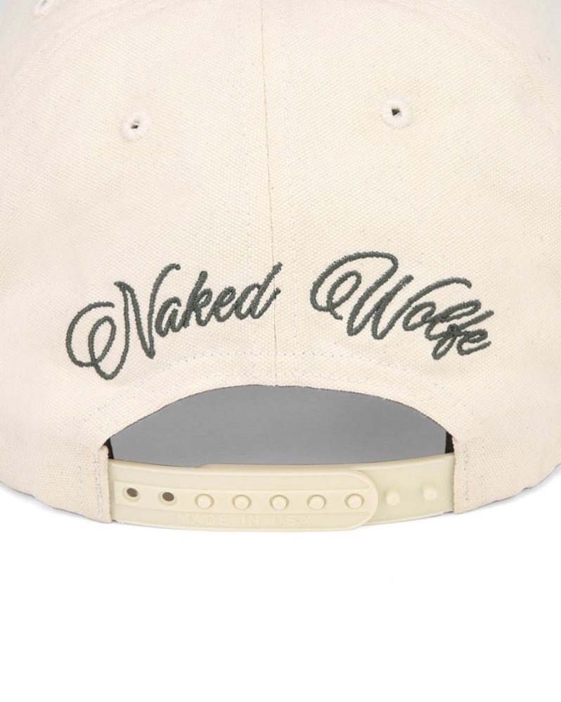 Gorras Naked Wolfe Signature Unconstructed Natural Hombre Beige | MEXICO 059482POQ