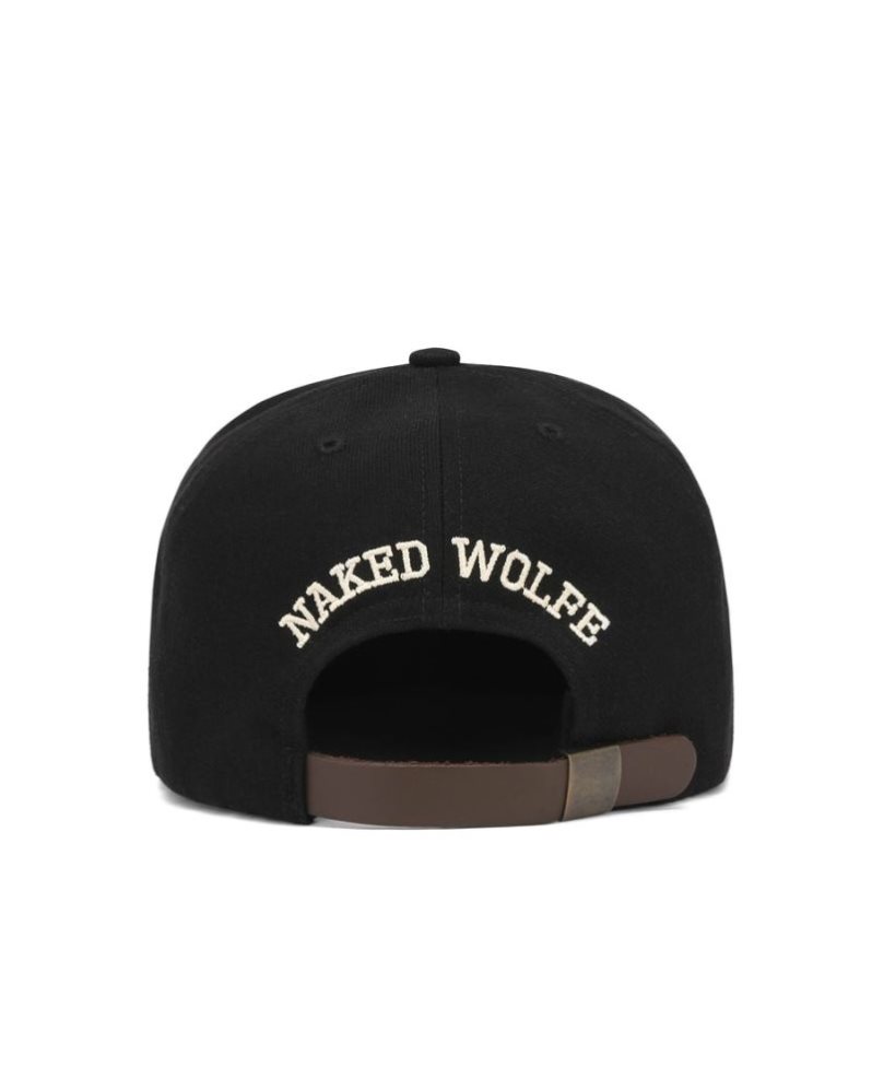 Gorras Naked Wolfe Wool Wolfe Hombre Negros | MEXICO 624709HFO