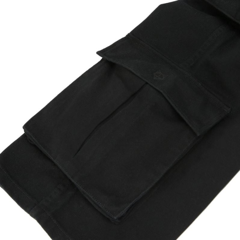 Pantalon Naked Wolfe Baggy Pocket Cargo Hombre Negros | MEXICO 354709ZGR