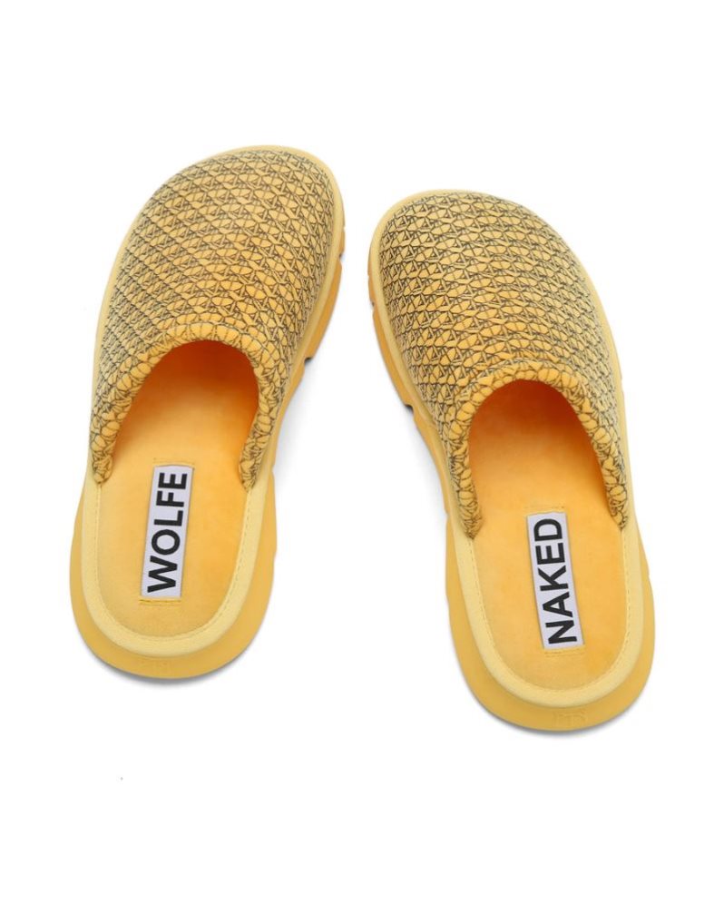 Pantuflas Naked Wolfe Ohio Hombre Amarillos | MEXICO 273408ULF