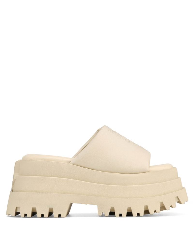 Sandalias Plataforma Naked Wolfe Delicious Mujer Beige | MEXICO 573681GQP