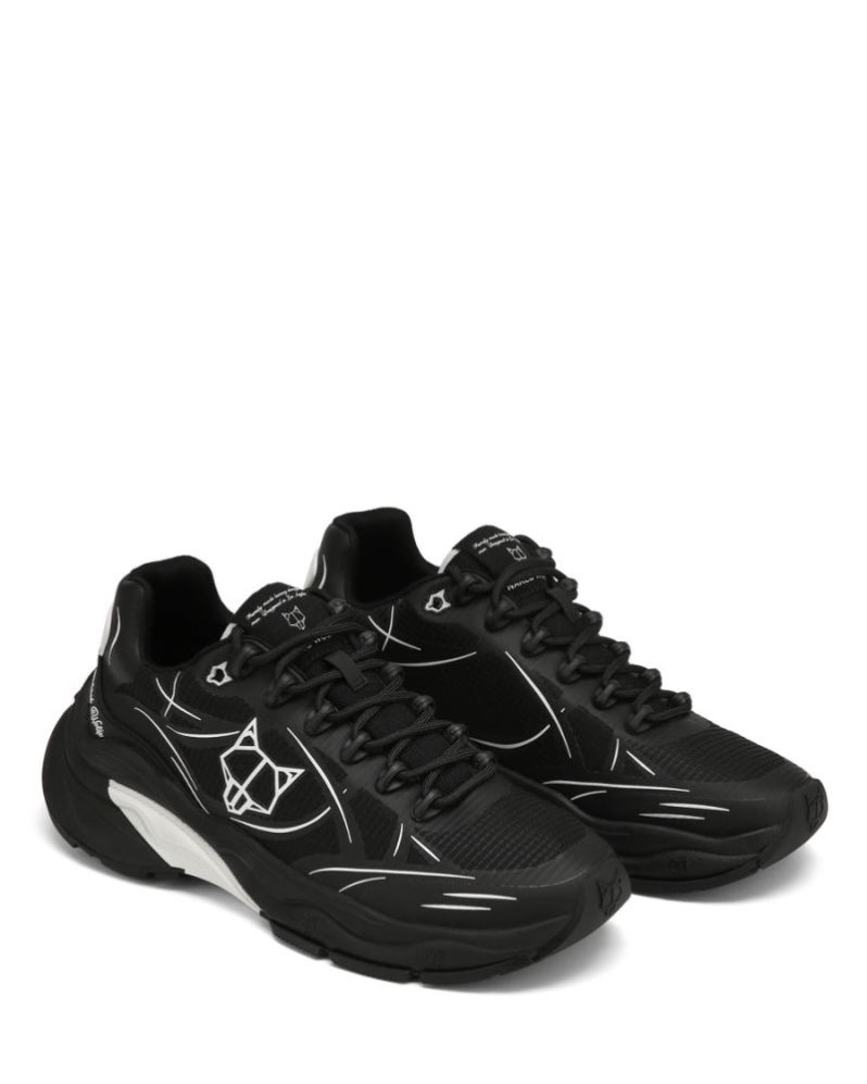 Tenis Naked Wolfe Fizz Mesh Hombre Negros | MEXICO 605739NRY