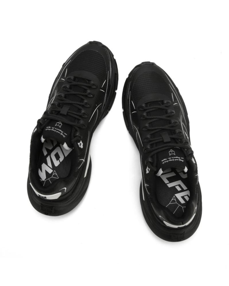 Tenis Naked Wolfe Fizz Mesh Hombre Negros | MEXICO 605739NRY