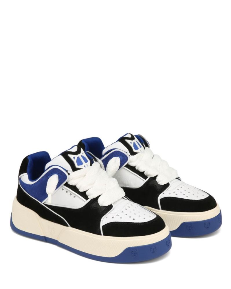 Tenis Naked Wolfe Kash Nubuck Leather Hombre Azules | MEXICO 349257SEY