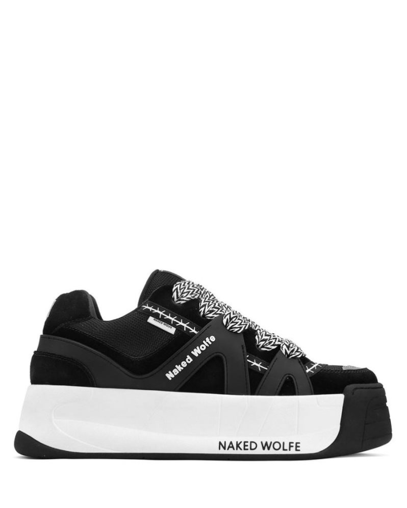 Tenis Naked Wolfe Slide Hombre Negros | MEXICO 274961GBE