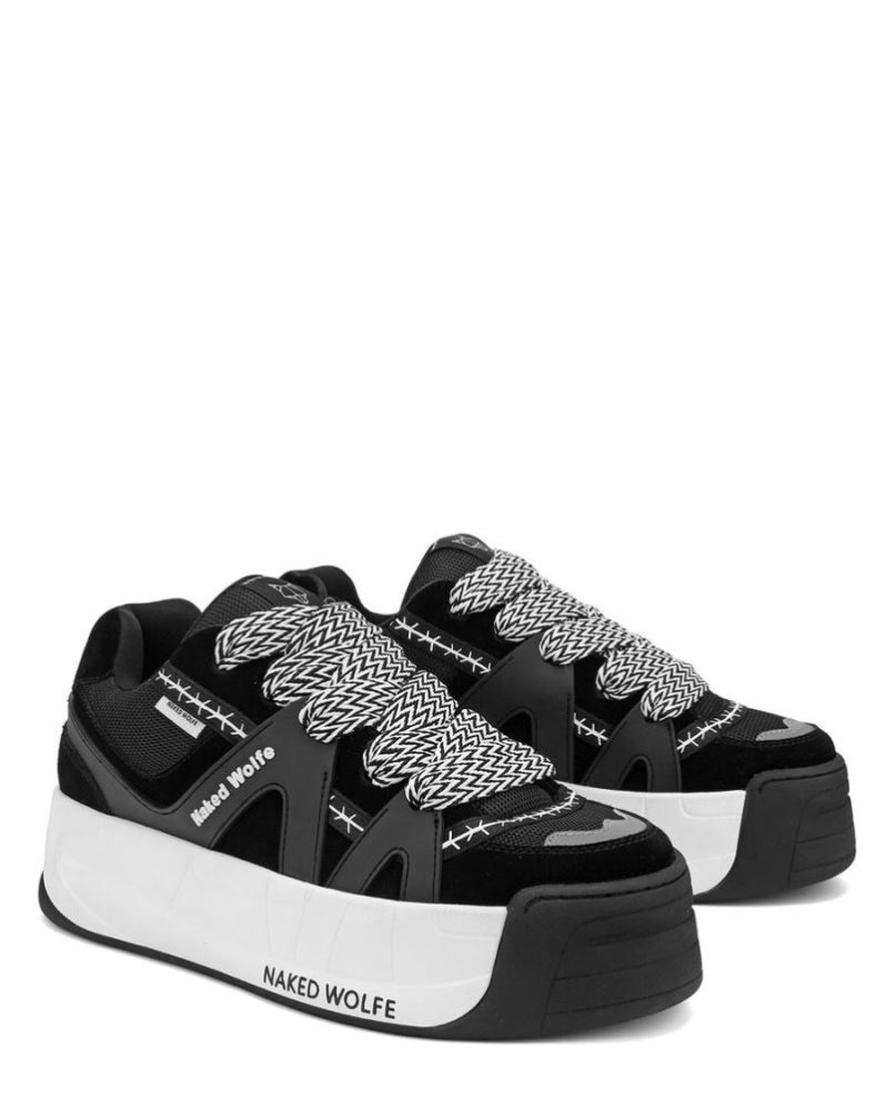 Tenis Naked Wolfe Slide Hombre Negros | MEXICO 274961GBE