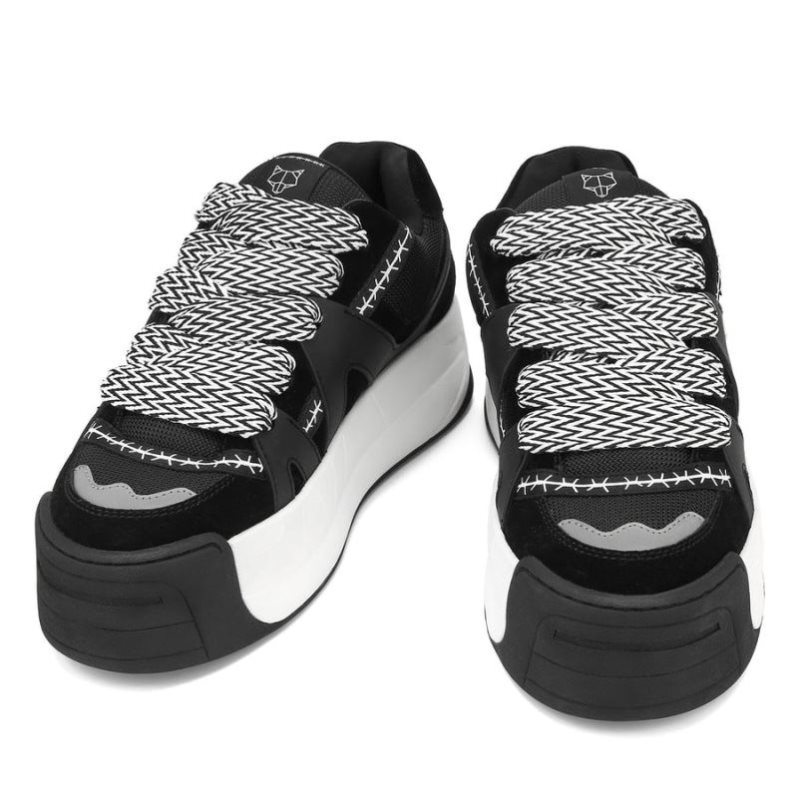 Tenis Naked Wolfe Slide Hombre Negros | MEXICO 274961GBE