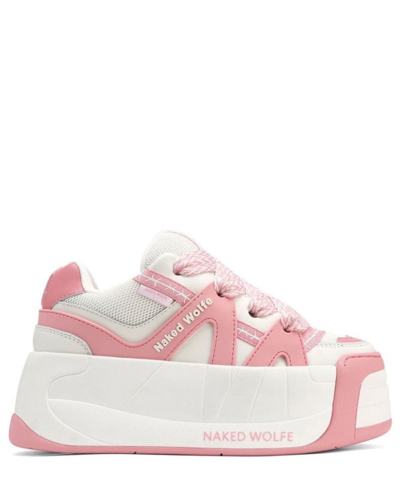 Tenis Naked Wolfe Slider Baby Mujer Rosas | MEXICO 039516AOV