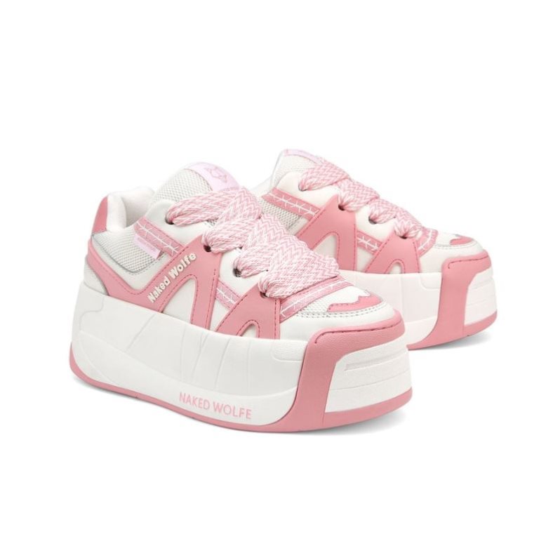 Tenis Naked Wolfe Slider Baby Mujer Rosas | MEXICO 039516AOV