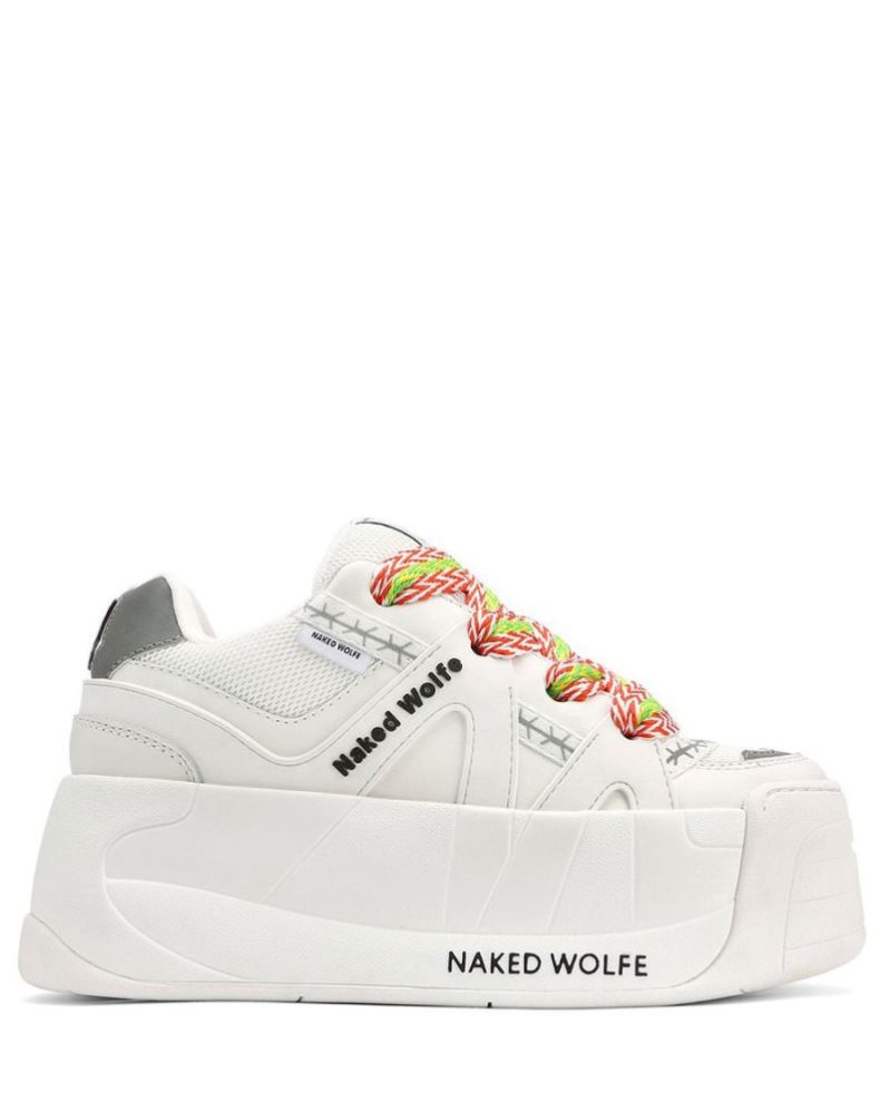 Tenis Naked Wolfe Slider Mujer Blancos | MEXICO 804753LUK