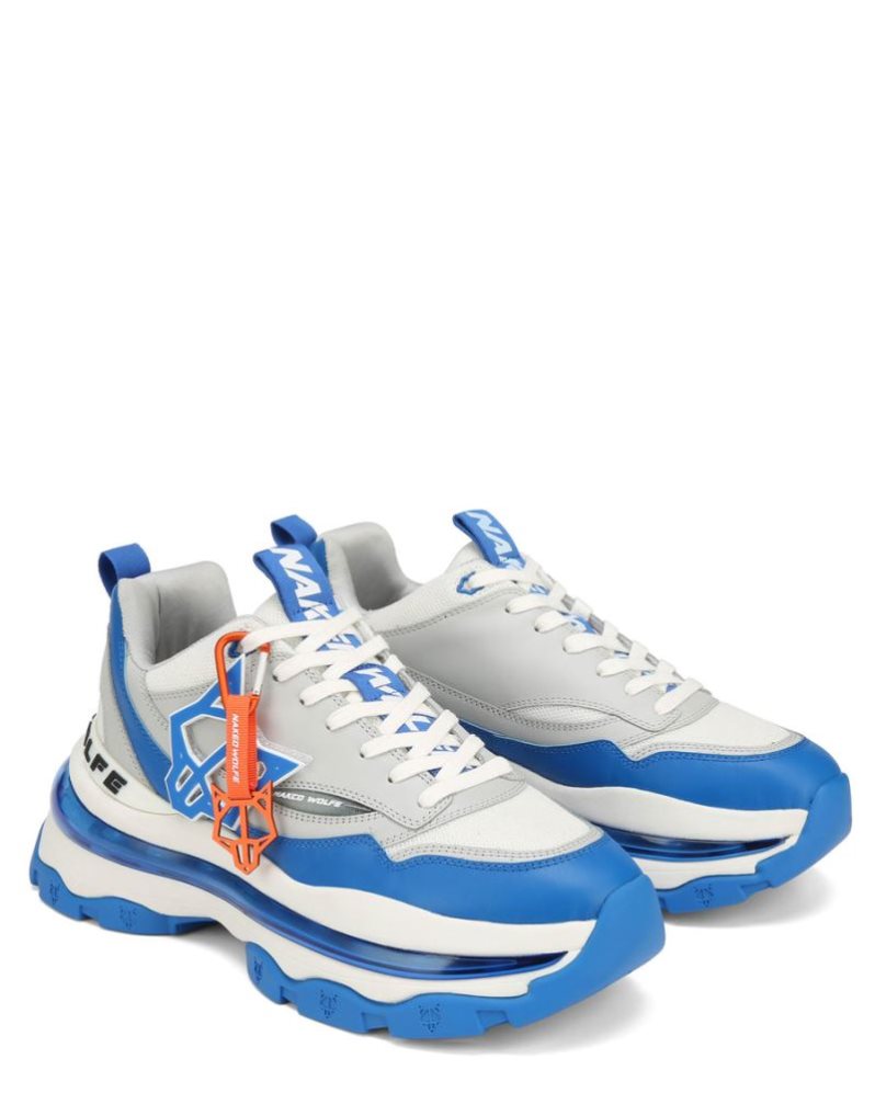 Tenis Naked Wolfe Spring Hombre Azules | MEXICO 594036CWN