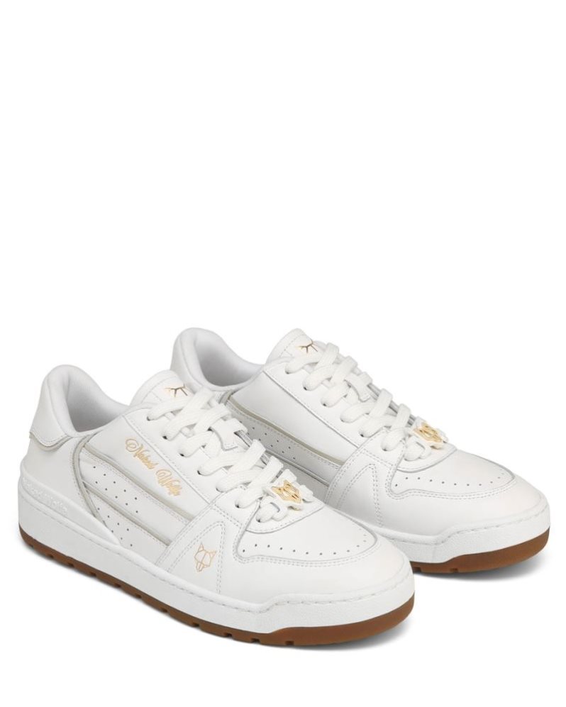 Tenis Naked Wolfe Strand Leather Mujer Blancos | MEXICO 624085WJC