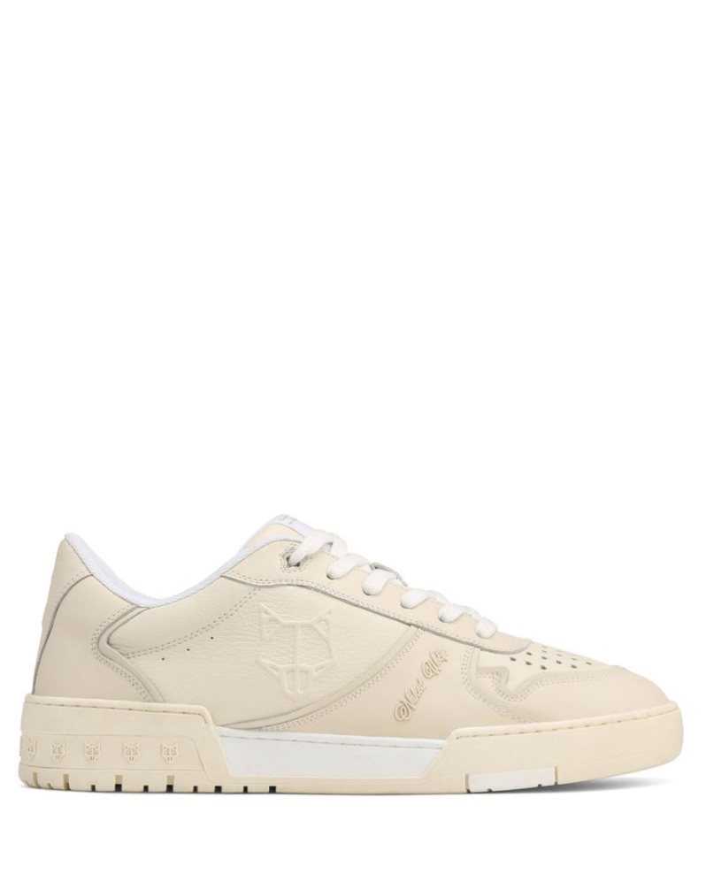 Tenis Naked Wolfe Transmission Leather Hombre Beige | MEXICO 516079QVO